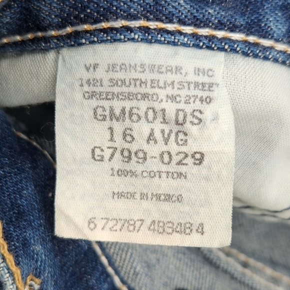 Vtg NwT Gitano Relaxed Fit Women's Size 16 Average Blue Dark Wash GM601DS Jeans - Picture 9 of 12